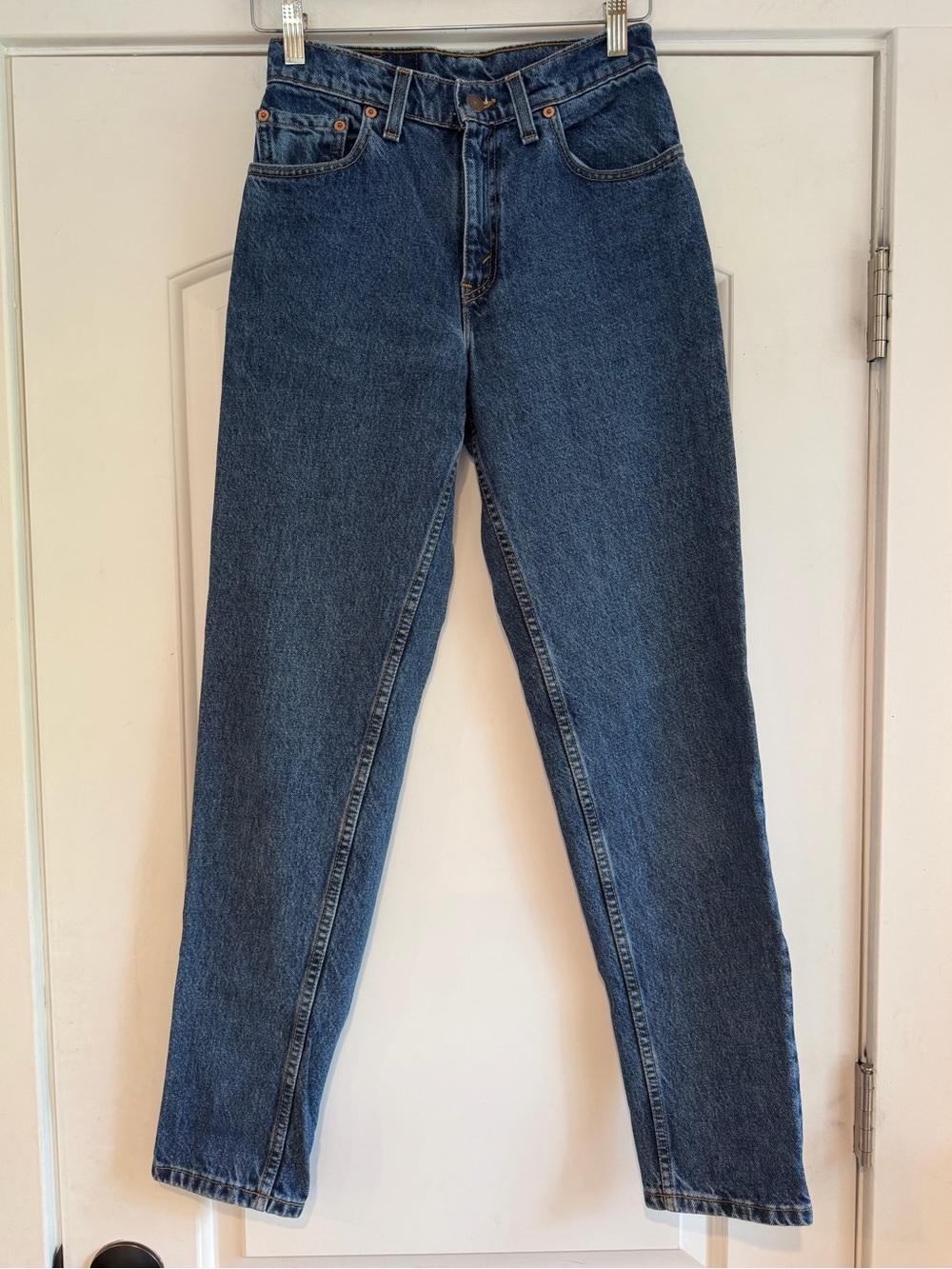 Vintage 90’s Levi’s 550 Maroon Tab Jeans - 3